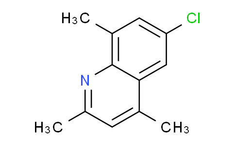 CAS No. 105907-08-2, 6-Chloro-2,4,8-trimethylquinoline