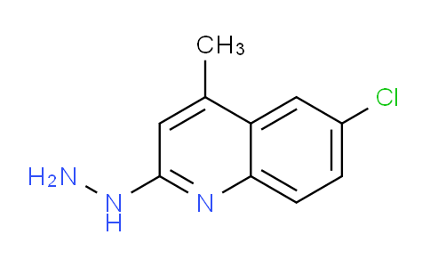 CAS No. 21703-54-8, 6-Chloro-2-hydrazinyl-4-methylquinoline