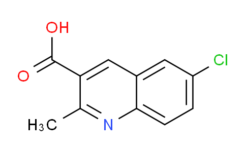 CAS No. 92513-40-1, 6-Chloro-2-methylquinoline-3-carboxylic acid