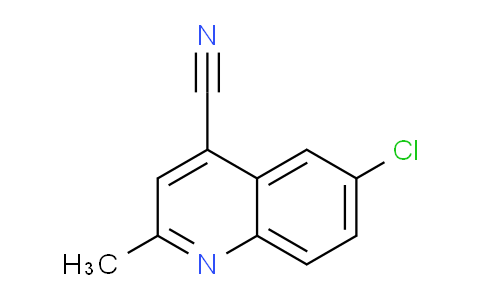 CAS No. 72583-13-2, 6-Chloro-2-methylquinoline-4-carbonitrile