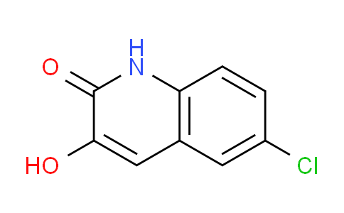 CAS No. 860207-46-1, 6-Chloro-3-hydroxyquinolin-2(1H)-one