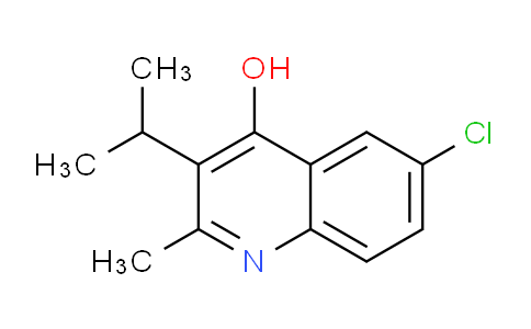 CAS No. 1342694-46-5, 6-Chloro-3-isopropyl-2-methylquinolin-4-ol