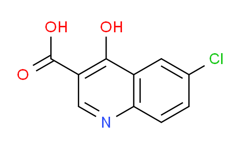 CAS No. 35973-14-9, 6-Chloro-4-hydroxyquinoline-3-carboxylic acid