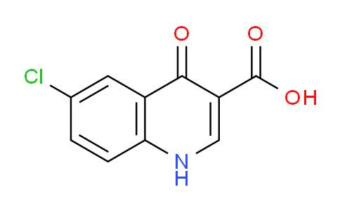 CAS No. 53977-19-8, 6-Chloro-4-oxo-1,4-dihydroquinoline-3-carboxylic acid