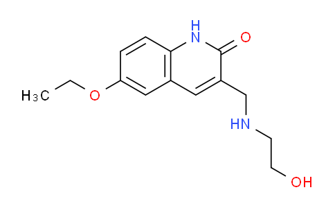 CAS No. 462066-93-9, 6-Ethoxy-3-(((2-hydroxyethyl)amino)methyl)quinolin-2(1H)-one