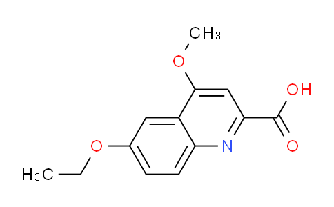 CAS No. 1351843-44-1, 6-Ethoxy-4-methoxyquinoline-2-carboxylic acid