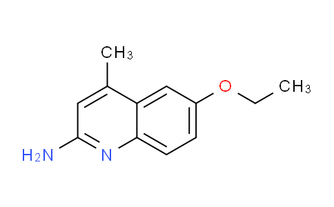 CAS No. 698390-58-8, 6-Ethoxy-4-methylquinolin-2-amine