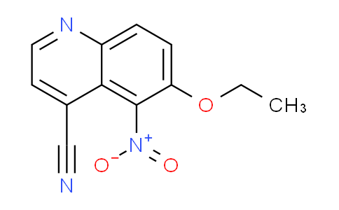 CAS No. 54524-96-8, 6-Ethoxy-5-nitroquinoline-4-carbonitrile
