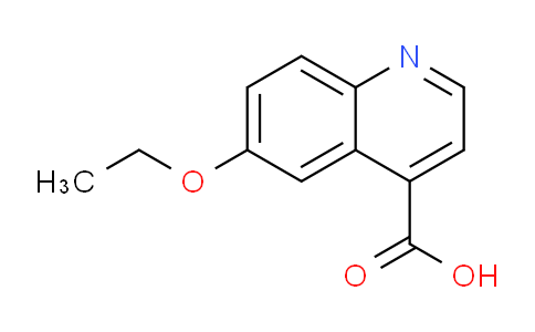 CAS No. 525-39-3, 6-Ethoxyquinoline-4-carboxylic acid