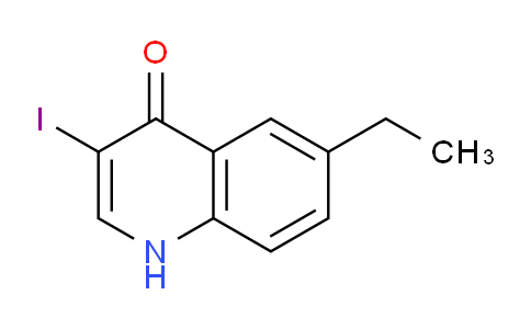 CAS No. 1330754-31-8, 6-Ethyl-3-iodoquinolin-4(1H)-one