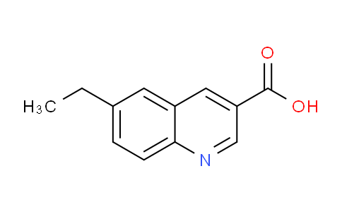 CAS No. 948289-98-3, 6-Ethylquinoline-3-carboxylic acid