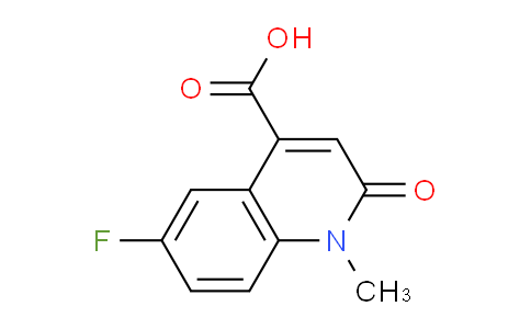 CAS No. 1266896-86-9, 6-Fluoro-1-methyl-2-oxo-1,2-dihydroquinoline-4-carboxylic acid