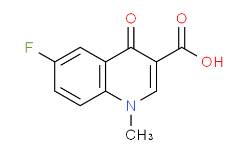 CAS No. 2264-33-7, 6-Fluoro-1-methyl-4-oxo-1,4-dihydroquinoline-3-carboxylic acid