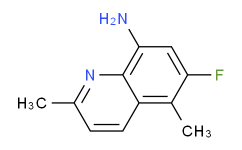 CAS No. 1420791-52-1, 6-Fluoro-2,5-dimethylquinolin-8-amine