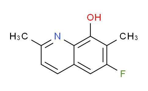 CAS No. 1420800-09-4, 6-Fluoro-2,7-dimethylquinolin-8-ol