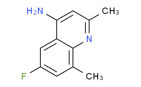 CAS No. 1248773-93-4, 6-Fluoro-2,8-dimethylquinolin-4-amine