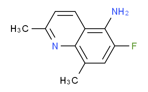 CAS No. 1420794-72-4, 6-Fluoro-2,8-dimethylquinolin-5-amine
