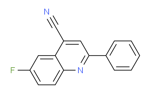 CAS No. 1416438-82-8, 6-Fluoro-2-phenylquinoline-4-carbonitrile