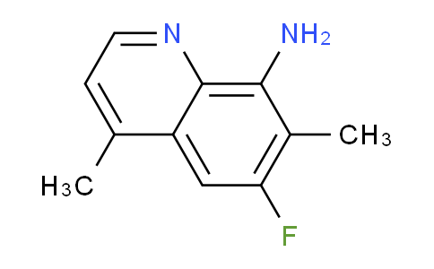 CAS No. 1420799-81-0, 6-Fluoro-4,7-dimethylquinolin-8-amine