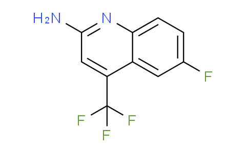 CAS No. 1116339-59-3, 6-Fluoro-4-(trifluoromethyl)quinolin-2-amine