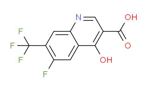 CAS No. 26893-19-6, 6-Fluoro-4-hydroxy-7-(trifluoromethyl)quinoline-3-carboxylic acid