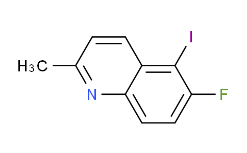 CAS No. 1420789-75-8, 6-Fluoro-5-iodo-2-methylquinoline