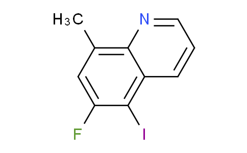 CAS No. 1420789-80-5, 6-Fluoro-5-iodo-8-methylquinoline