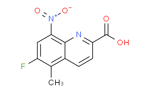 DY690364 | 1420792-06-8 | 6-Fluoro-5-methyl-8-nitroquinoline-2-carboxylic acid