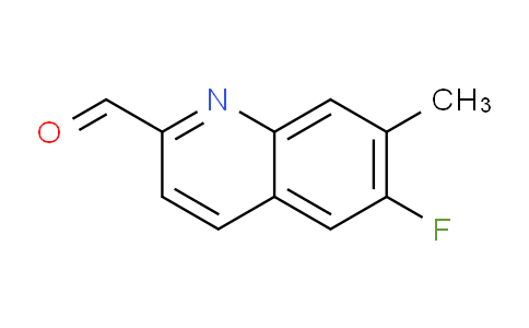 CAS No. 1420790-36-8, 6-Fluoro-7-methylquinoline-2-carbaldehyde