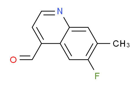CAS No. 1420794-61-1, 6-Fluoro-7-methylquinoline-4-carbaldehyde