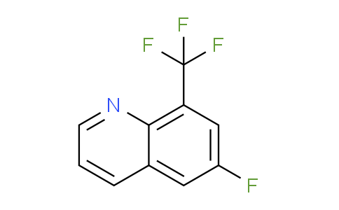 CAS No. 1065074-24-9, 6-Fluoro-8-(trifluoromethyl)quinoline