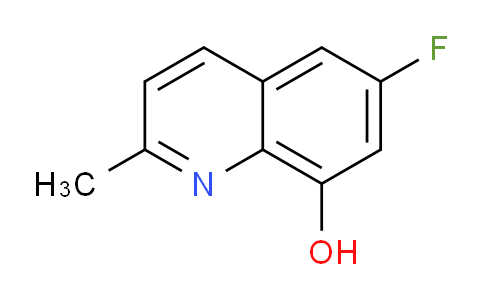 CAS No. 1070897-08-3, 6-Fluoro-8-hydroxy-2-methylquinoline