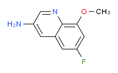 CAS No. 1823933-87-4, 6-Fluoro-8-methoxyquinolin-3-amine