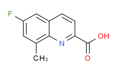 CAS No. 1420793-83-4, 6-Fluoro-8-methylquinoline-2-carboxylic acid