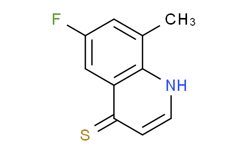 CAS No. 1315370-23-0, 6-Fluoro-8-methylquinoline-4(1H)-thione