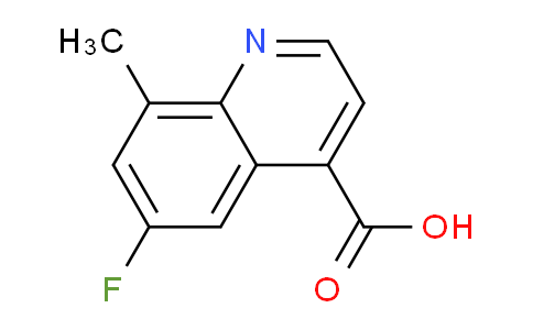 CAS No. 1420791-74-7, 6-Fluoro-8-methylquinoline-4-carboxylic acid