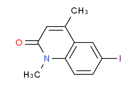 CAS No. 1420793-28-7, 6-Iodo-1,4-dimethylquinolin-2(1H)-one