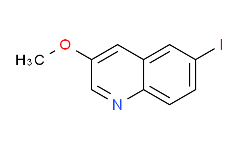 CAS No. 1051316-26-7, 6-Iodo-3-methoxyquinoline