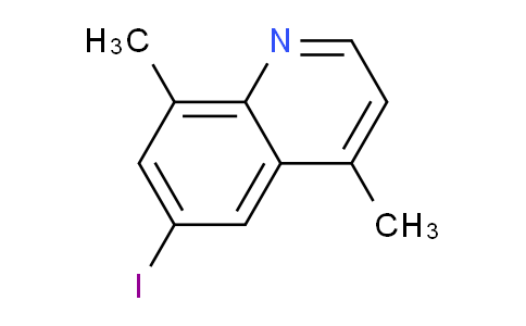 CAS No. 261636-07-1, 6-Iodo-4,8-dimethylquinoline