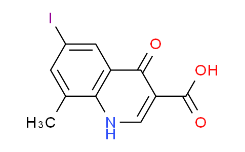 CAS No. 773865-48-8, 6-Iodo-8-methyl-4-oxo-1,4-dihydroquinoline-3-carboxylic acid