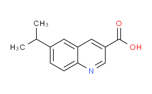 CAS No. 1239783-08-4, 6-Isopropylquinoline-3-carboxylic acid
