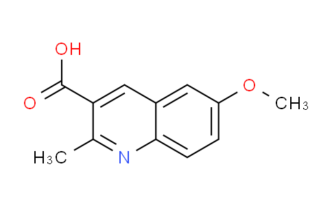 CAS No. 88752-76-5, 6-Methoxy-2-methylquinoline-3-carboxylic acid