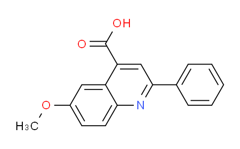 CAS No. 32795-58-7, 6-Methoxy-2-phenylquinoline-4-carboxylic acid