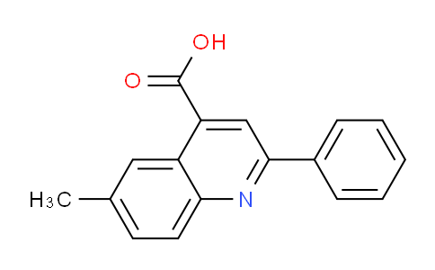 CAS No. 60538-98-9, 6-Methyl-2-phenylquinoline-4-carboxylic acid