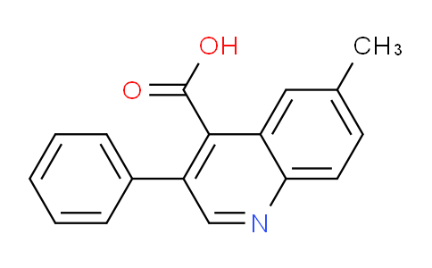 CAS No. 810690-96-1, 6-Methyl-3-phenylquinoline-4-carboxylic acid