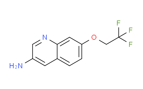 CAS No. 1365941-00-9, 7-(2,2,2-Trifluoroethoxy)quinolin-3-amine