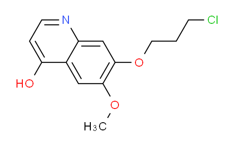 CAS No. 1428788-16-2, 7-(3-Chloropropoxy)-6-methoxyquinolin-4-ol