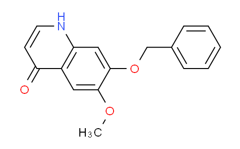 CAS No. 205448-29-9, 7-(Benzyloxy)-6-methoxyquinolin-4(1H)-one