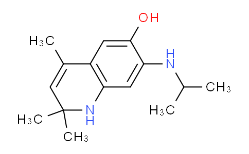 CAS No. 1256627-98-1, 7-(Isopropylamino)-2,2,4-trimethyl-1,2-dihydroquinolin-6-ol