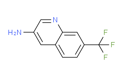 CAS No. 1402576-61-7, 7-(Trifluoromethyl)quinolin-3-amine